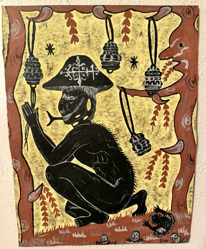 Colorful haitian vodou folk - colorful,