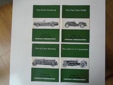 RACING AND SPORT CAR-PROFILE PUBLICATIONS BOOKLETS.4x-NOS.21,22,23,24-DATED 1966