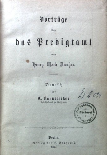 Vorträge über das