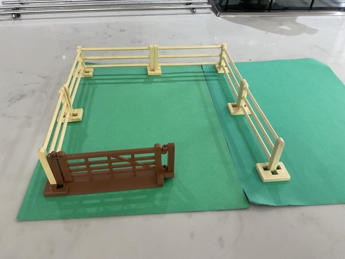 Britains vintage farm fencing - britains,
