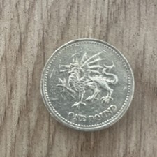 2000 UK £1 / 1 pound coin - Welsh Dragon - Wales