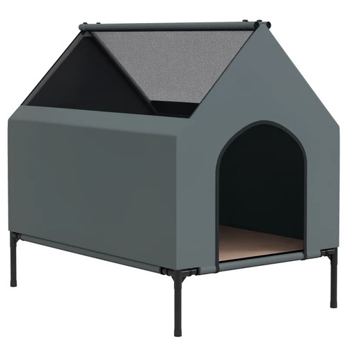 Pet dog house outdoor - pet, elevated