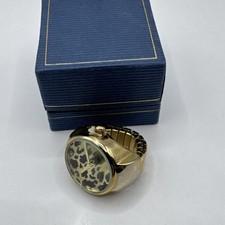 Ladies Ring Watch Leopard Print Quartz Claire's Accessories