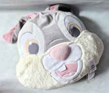 Thumper Disney Store 3D Face Cushion Plush Soft Toy From Bambi Size 13" 33cm VGC