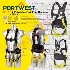 Portwest FP15 Full Body 2 Point Comfort Plus Harness Padded Adjustable Durable