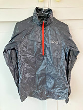 OMM windproof water-resistant light-weight black running jacket (size XS)