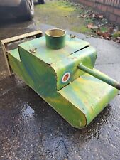 Vintage Fairground Funfair Scratch built Circus Arcade Shooting Game target tank