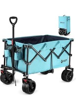 VILLEY Festival Trolley On Wheels Collapsible Camping Trolley with Carry Bag