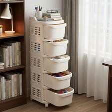 2/3/4/5 Tier Slim Plastic