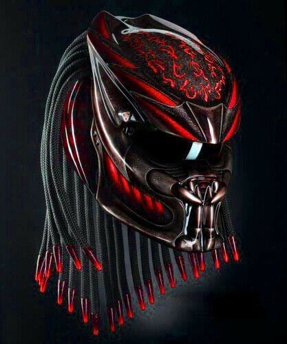 Custom predator helmet black - custom,