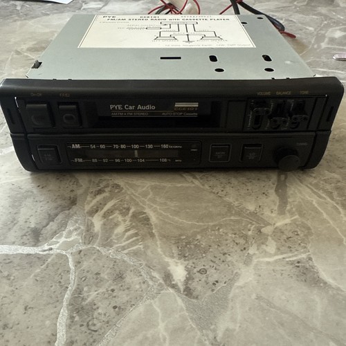 Pye car radio cassette - car,