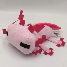 Stuffed Axolotl Plush Blob Minecraft Plush Toy Stuffed Animal pink blue UK