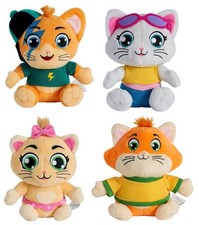 44 Cats Smoby The Buffy Cats Rainbow Plush Lampo Milady Pilou Meatball 5" 4 PACK