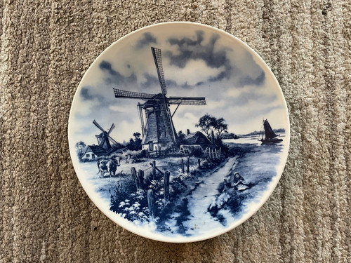 Vintage delft blauw - delft, plate