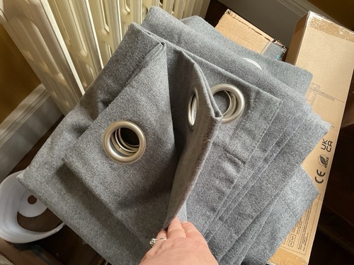 Dunelm luna brushed blackout - dunelm,