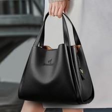 Brand Tote Bag Leather Luxury