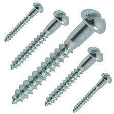 Zinc slotted round head wood - zinc,