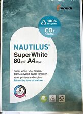 500 Sheets Mondi Nautilus A4