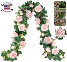 Pink 7.5 Ft  Garland Wall Silk