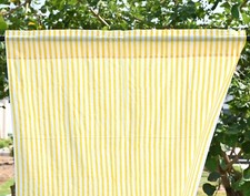 Yellow Striped block Print