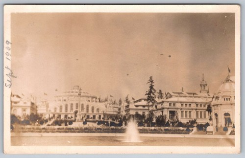 1909 photo rppc - postcard,
