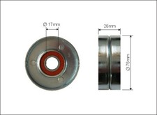 New Tensioner Pulley, V-ribbed