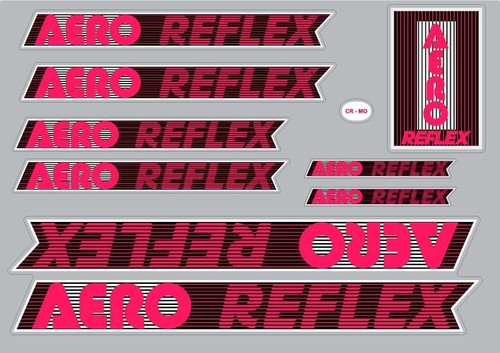 Aero reflex decal set neon - aero,
