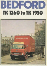 Bedford TK 1260-1930 Trucks 1976-77 UK Market Sales Brochure 4/6 Wheeler Tractor