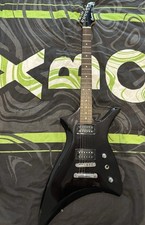 Black electric guitar - black,