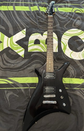 Black electric guitar - electric,