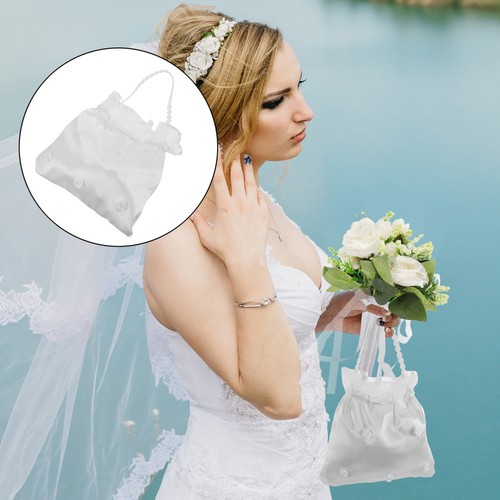 Elegant clutch purse - clutch, flower