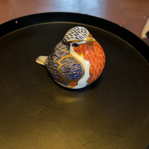 Royal crown derby robin - royal,