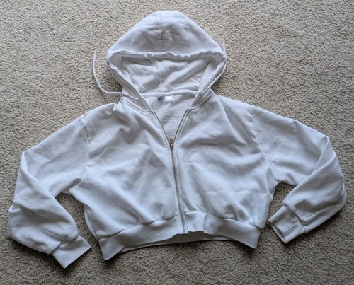 Divided white cropped long - h&m,