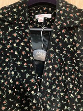 Ladies Black Velvet Trouser Suit Finery London 12