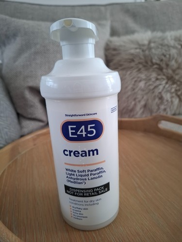E45 cream 500g pump dispenser - e45,