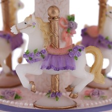 Laxury Windup 3-horse Carousel