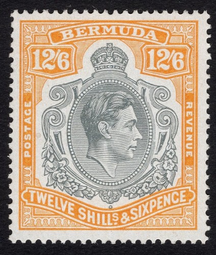 Bermuda 1940 kgvi 120b 6 - bermuda, 12/6