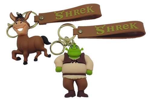 Shrek donkey keyrings - donkey,