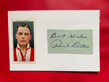 RAICH CARTER SIGNED 5.5 x 3.5 inch CARD & 1931-39 SUNDERLAND IMAGE