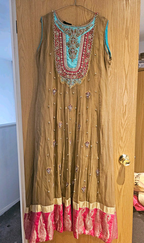 Pakistani women maxi suit - pakistani,