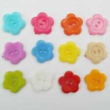 Flower Buttons 10mm 17mm 21mm