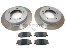 FRONT 2 BRAKE DISCS AND PADS 107MM CENTRE HOLE  FOR SUZUKI JIMNY 1.3 JLX 99-10