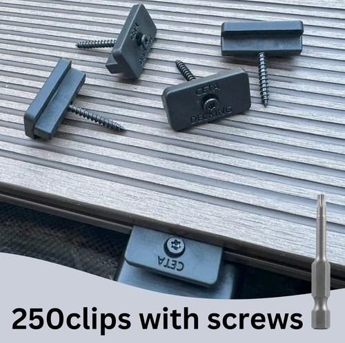 Composite decking clips hidden - composite,