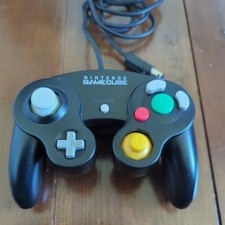 Official Nintendo Gamecube Controller Black Tested & Working