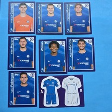 8 CHELSEA Merlin 2018 Premier League Unpeeled Stickers Topps 