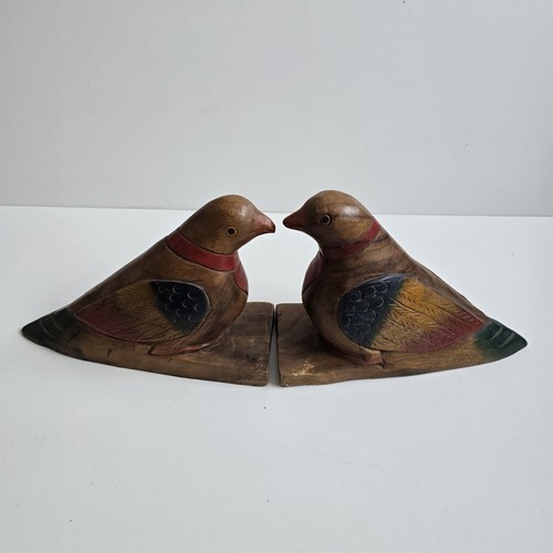 Vintage french wooden pigeons - french,