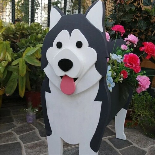Cute dog planter plant pot - cute,
