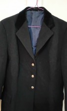 CALDENE  show jacket wool, size 42 chest Heavy jacket  black 