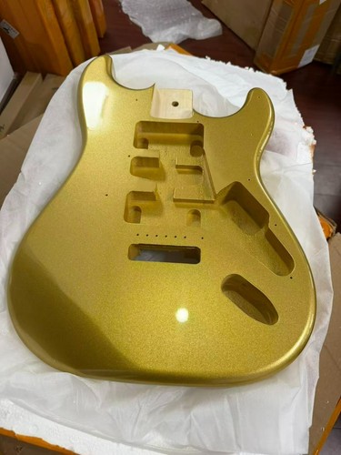 Gold electric guitar - gold, for
