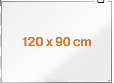 Nobo Magnetic Dry Wipe Whiteboard  Aluminium Frame 1200x900mm 1915464 New Other